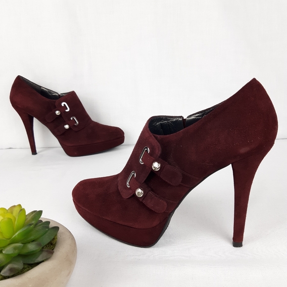 STUART WEITZMAN PLATFORM ANKLE BOOTIES - Picture 8 of 16